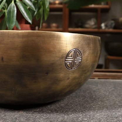 Pure Handmade Buddha Sound Bowl Planet Energy Buddha Sound Bowl Copper Chime Yo image 12