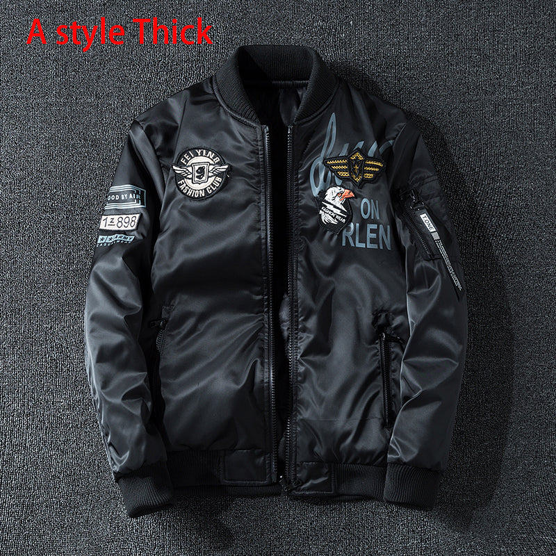 Motorcycle jacket Army Air Force Fly Pilot Jacket Military Airborne Flight Tact image 7