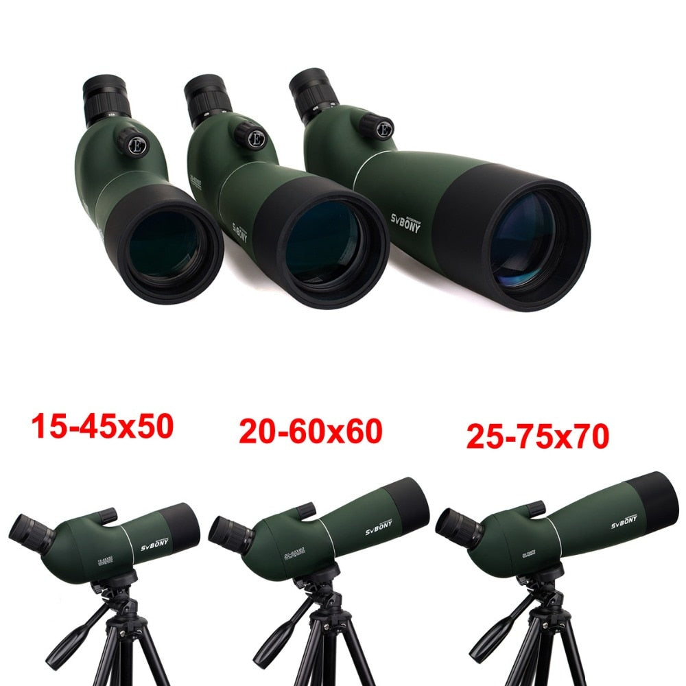 SVBONY SV28 50/60/70/80 Spotting Scope Zoom Telescope Powerful  Waterproof Long image 7