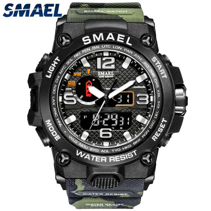 SMAEL Brand Watch For Men, 1545D Man Camouflage Military Sport Watches, Shock R image 1