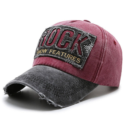 Korean Version Of The New Washed Letter Spring And Autumn Cap Men's And Women's image 8