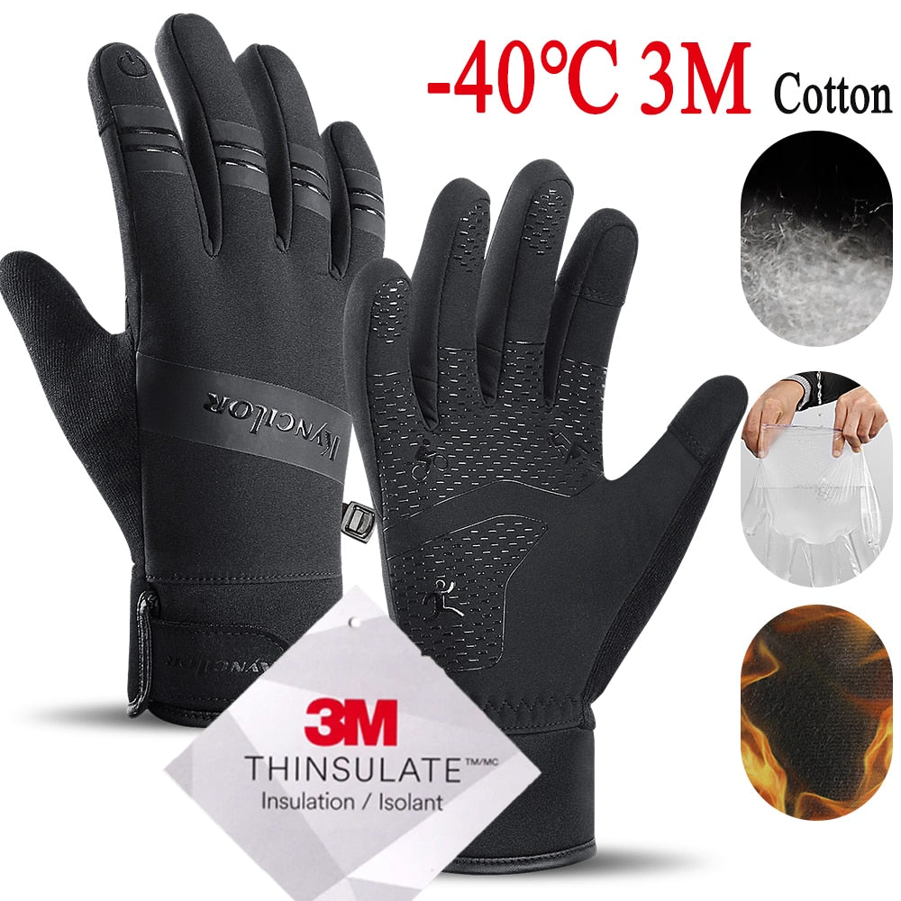 Cycling Gloves TouScreen Motorcycle Gloves Outdoor Scooter Windproof Sports