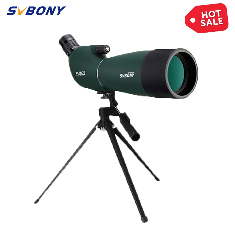 SVBONY SV28 50/60/70/80 Spotting Scope Zoom Telescope Powerful  Waterproof Long image 1