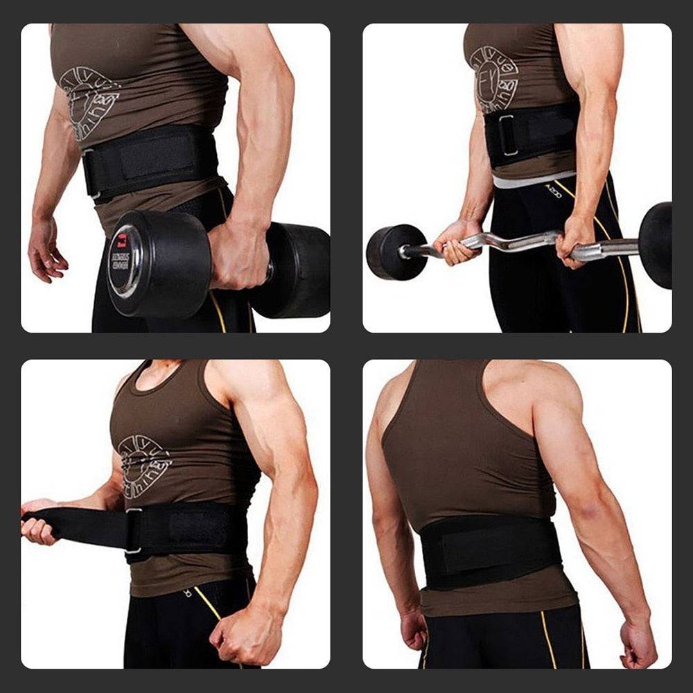 Weight Lifting Belt Back Support Workout Belt with Metal Buckle for Men Women G image 8