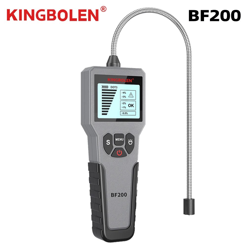 12V Auto Brake Fluid Tester Digital Car Brake Oil Tool BF200 DOT3 DOT4 DOT5.1 L image 1