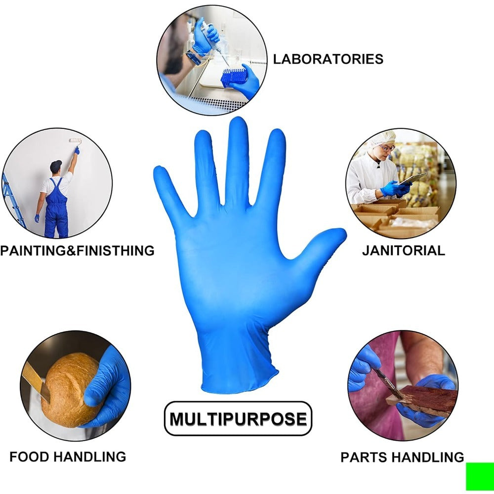 Nitrile Disposable GlovesÂ¯Powder Free, Cleaning Service Gloves, Latex Free image 3