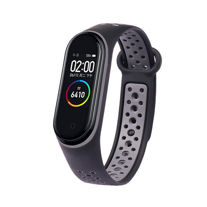 Silicone Strap for Xiaomi Mi Band 3 4 Breathable Straps Replacement Bracelet fo image 7