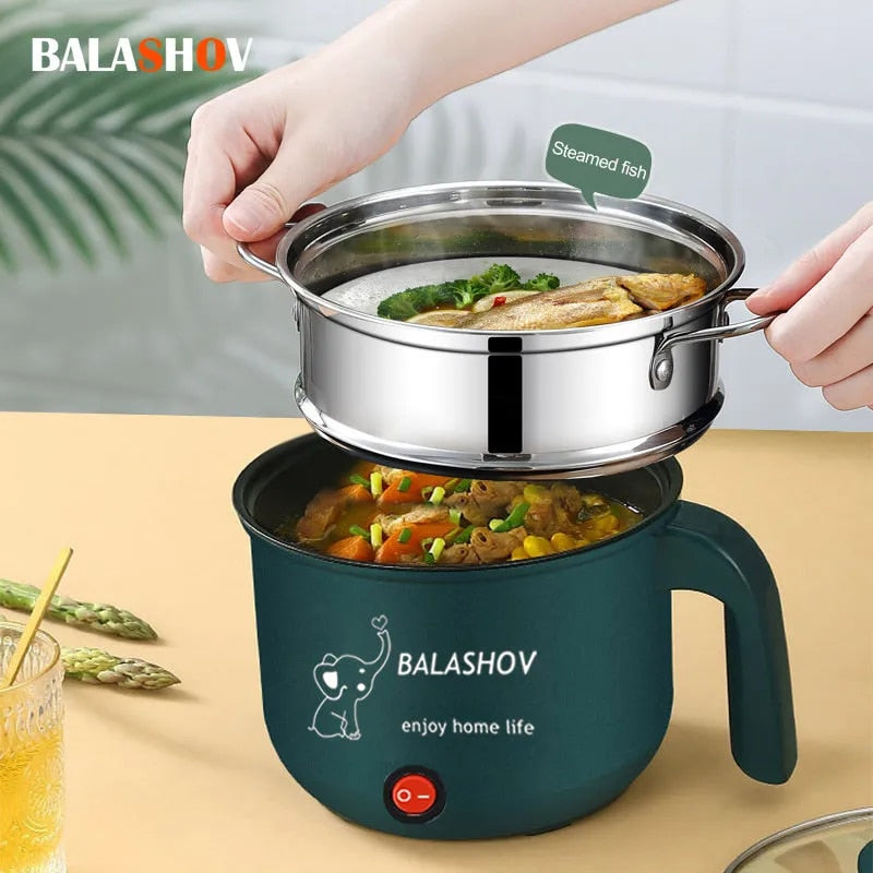 Mini Electric Cooker Non-stick Cooking 1-2 People Single/Double  Pot steamer image 1