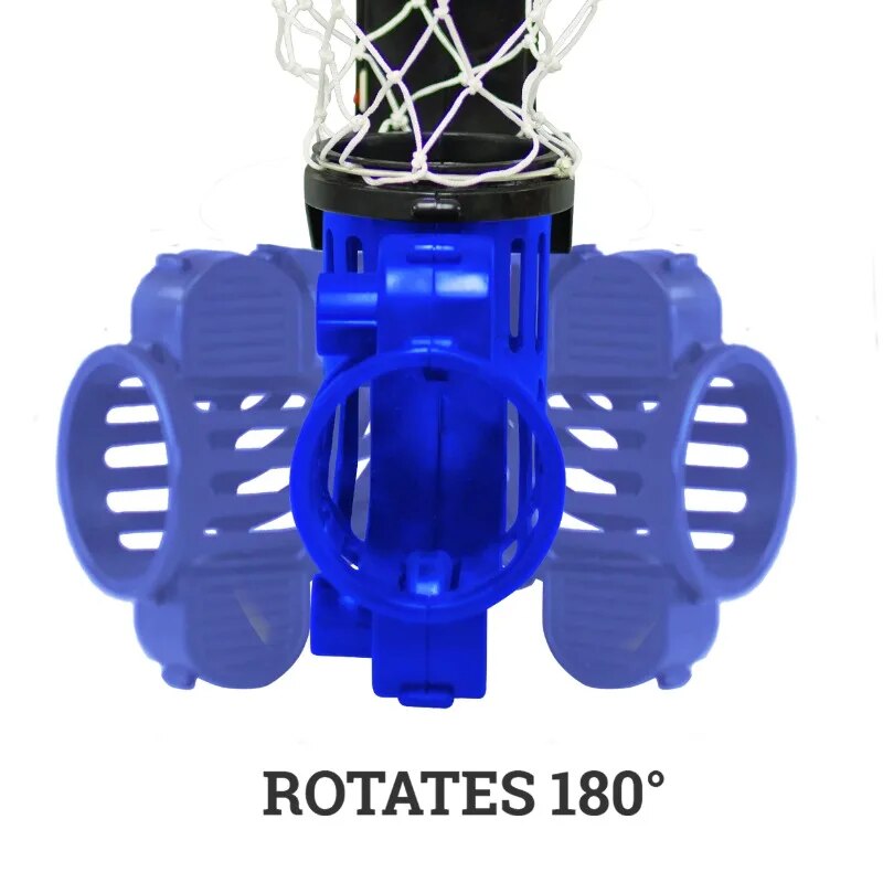 Sports Shoot Again Over The Door Mini Basketball Hoop With Rebounder and Automa image 1