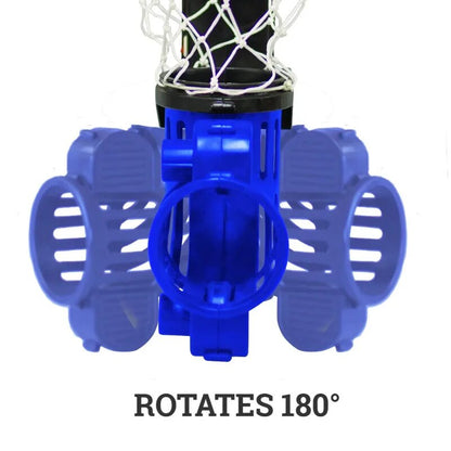 Sports Shoot Again Over The Door Mini Basketball Hoop With Rebounder and Automa image 1