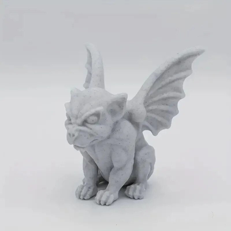 Gargoyle Statue,Home Living Room Ornaments, Bookshelf Computer Desk Ornaments image 2