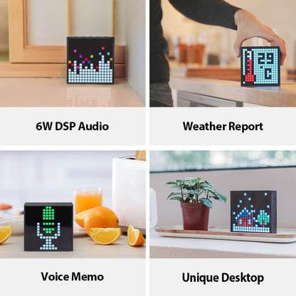 Divoom Timebox Evo Bluetooth Portable Speaker with Clock Alarm Programmable LED image 5