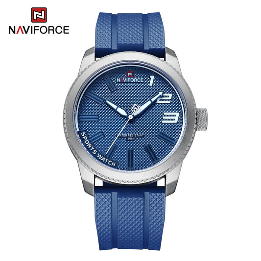 NAVIFORCE Top Luxury Brand Quartz Watch Men Silicone Strap Military Watches 30A image 0