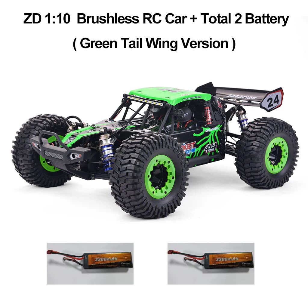 80km/h ZD Racing DBX 10 1/10 4WD RC Car 2.4G Remote Control Car Brushless Motor image 8