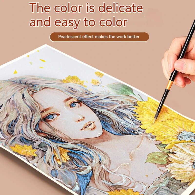 Borrence 12/20/24/60 Color Set Gouache Paint Portable Solid Watercolor Back to image 5