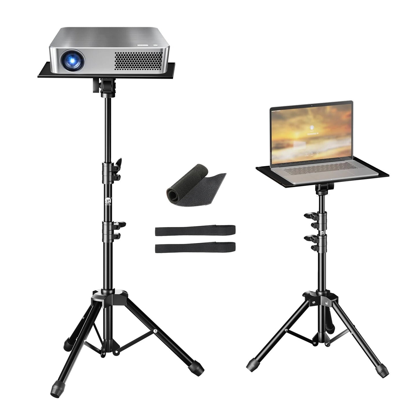 SH 90/125/145CM Projector Tripod Stand With Trays Laptop Tripod, Portable Proje