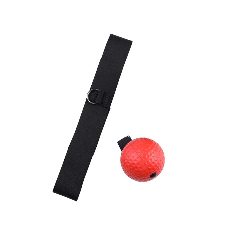 Boxing Reflex Speed Headband Punch Ball Muay Thai Sanda MMA Raising Reaction Ag image 4