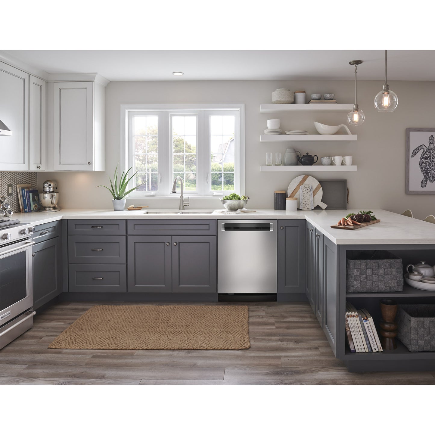 KitchenAid 44 dBA Dishwasher in PrintShield Finish with FreeFlex Third Rack image 7