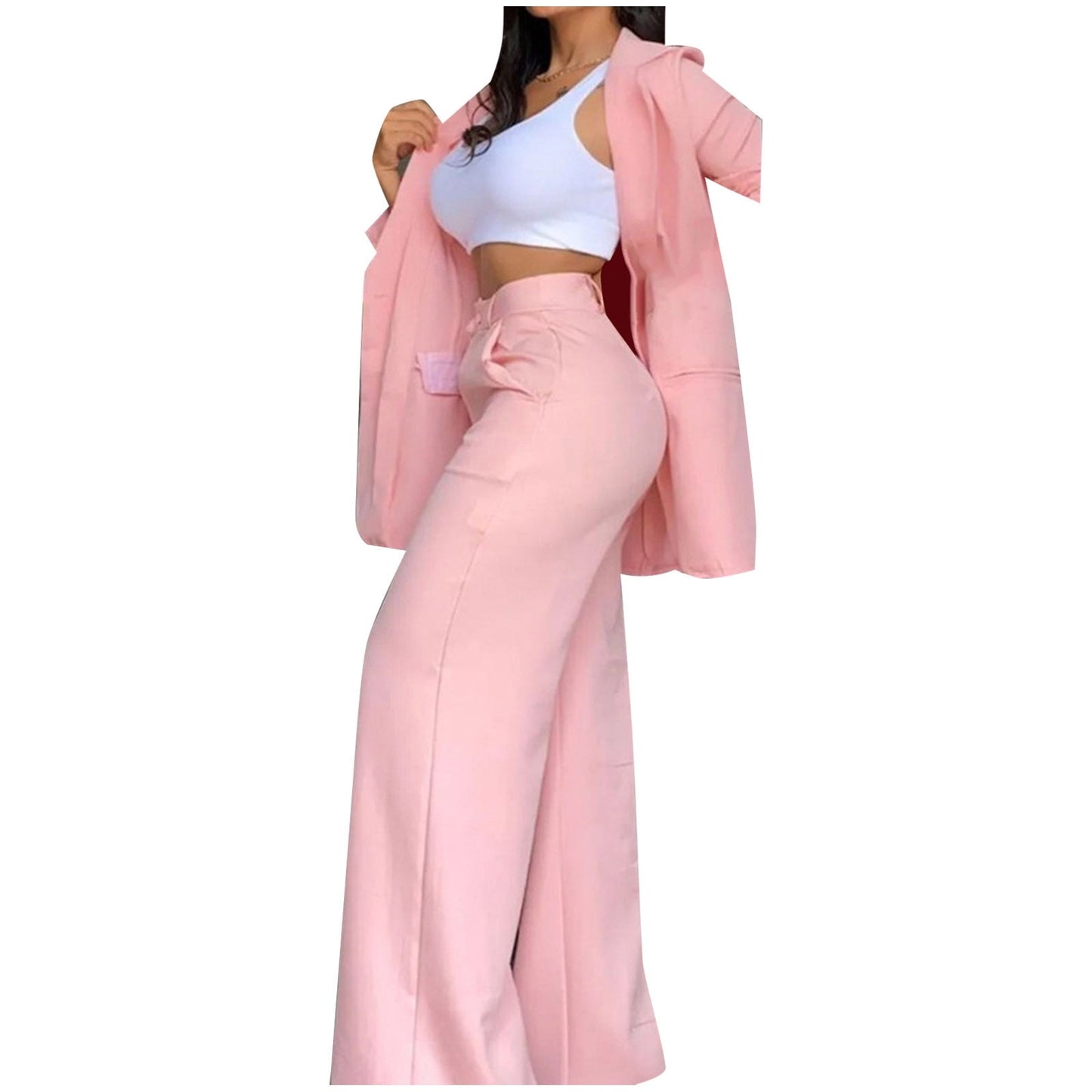 Women  Suits 2025 Spring/Autumn Latest  Notched Collar Blazer L