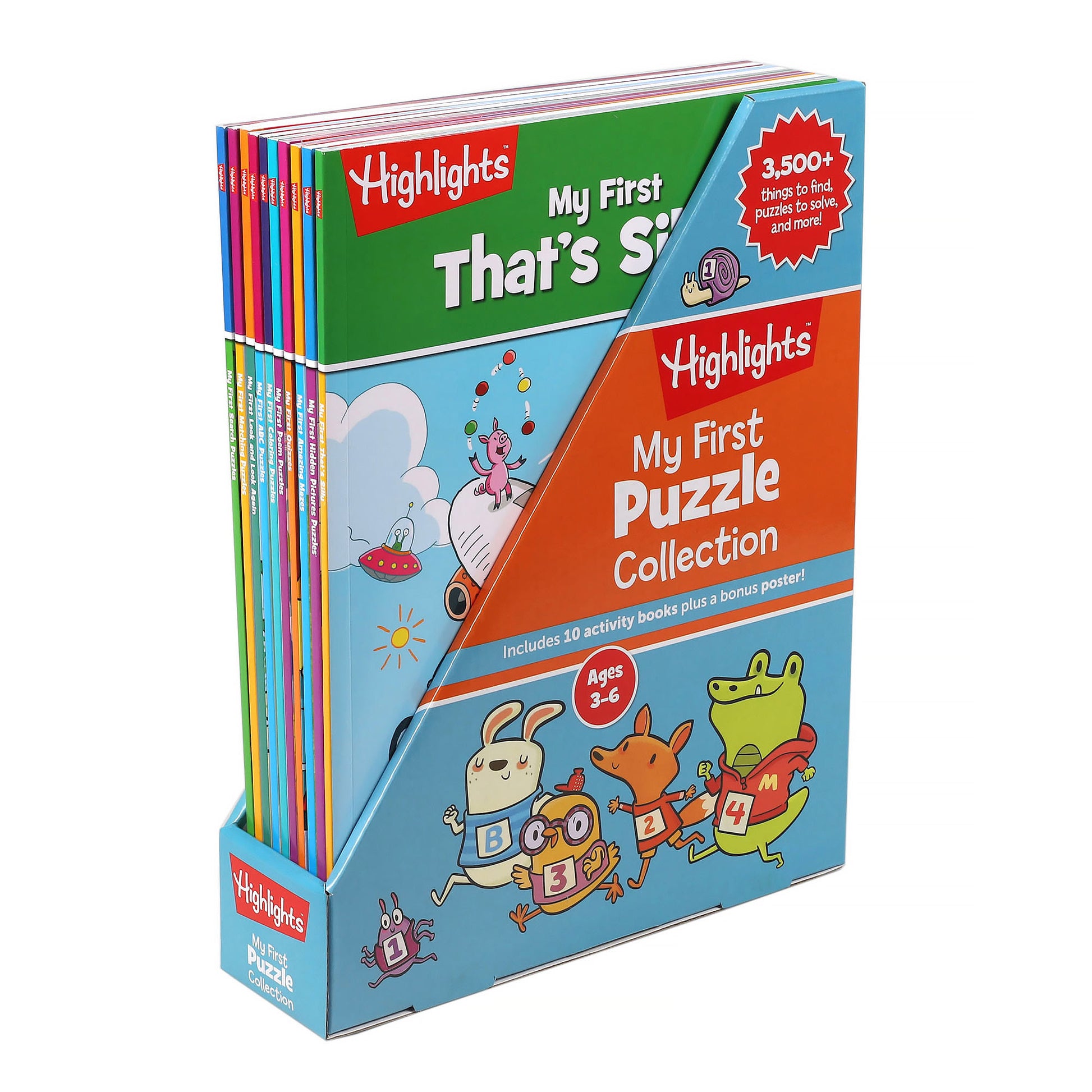 Highlights My First Puzzle Collection: 10-Book Wedge image 0