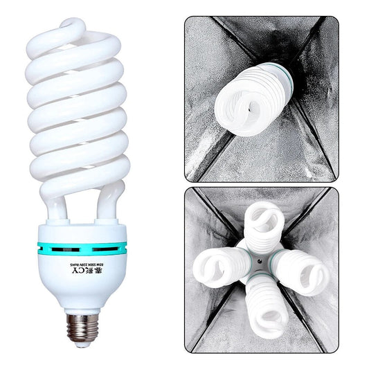 Photography Bulb Lamp Lighting Softbox Soft Box 4PCS 135W 5500K Light  CFL Bala