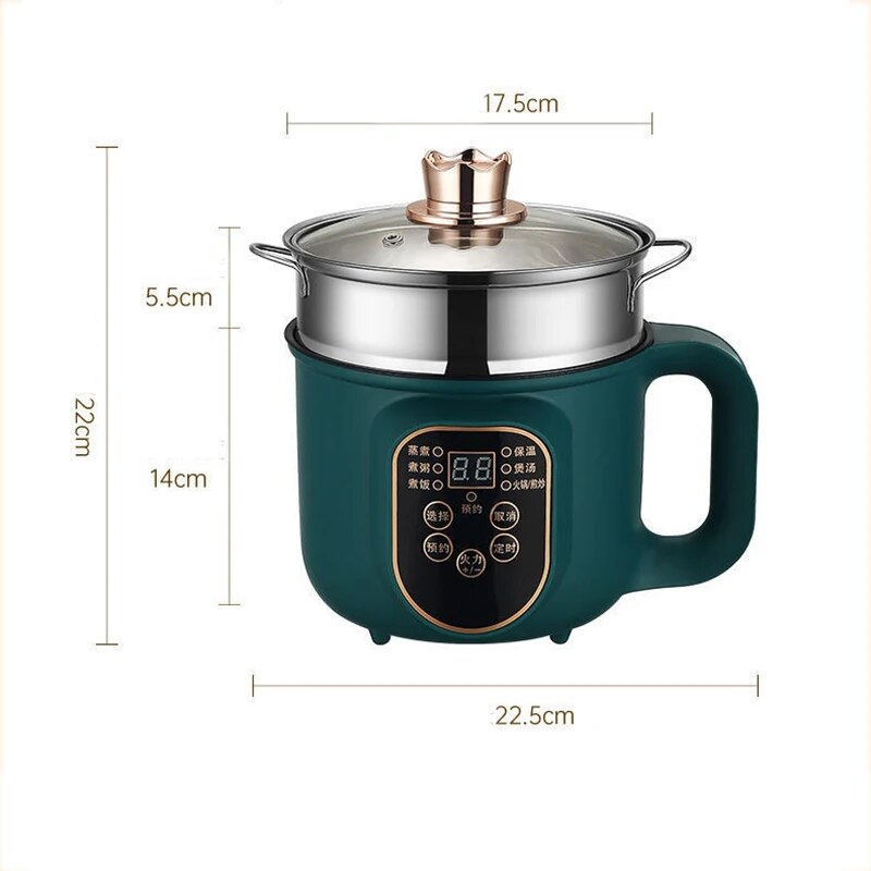 Electric  Pot Cooker Multicooker pot Stew Heating Eggs Soup Pan Noodles image 0