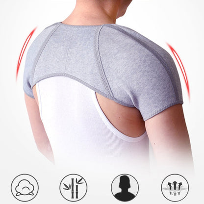 Tom's Hug Brand Bamboo Charcoal Back Support Shoulder Guard Brace Retaining Str image 1