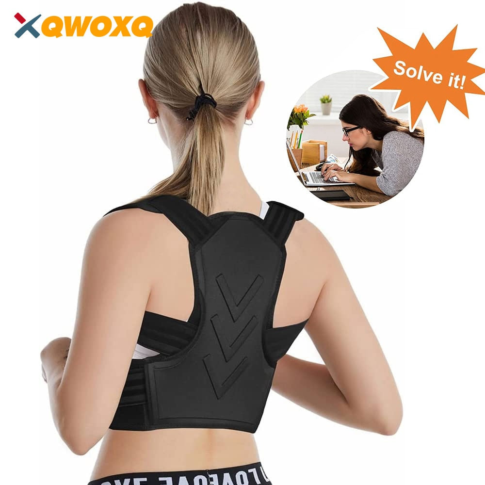 Sports Posture Corrector Back Brace, Adjustable Straightener for Mid, Upper Spi image 1