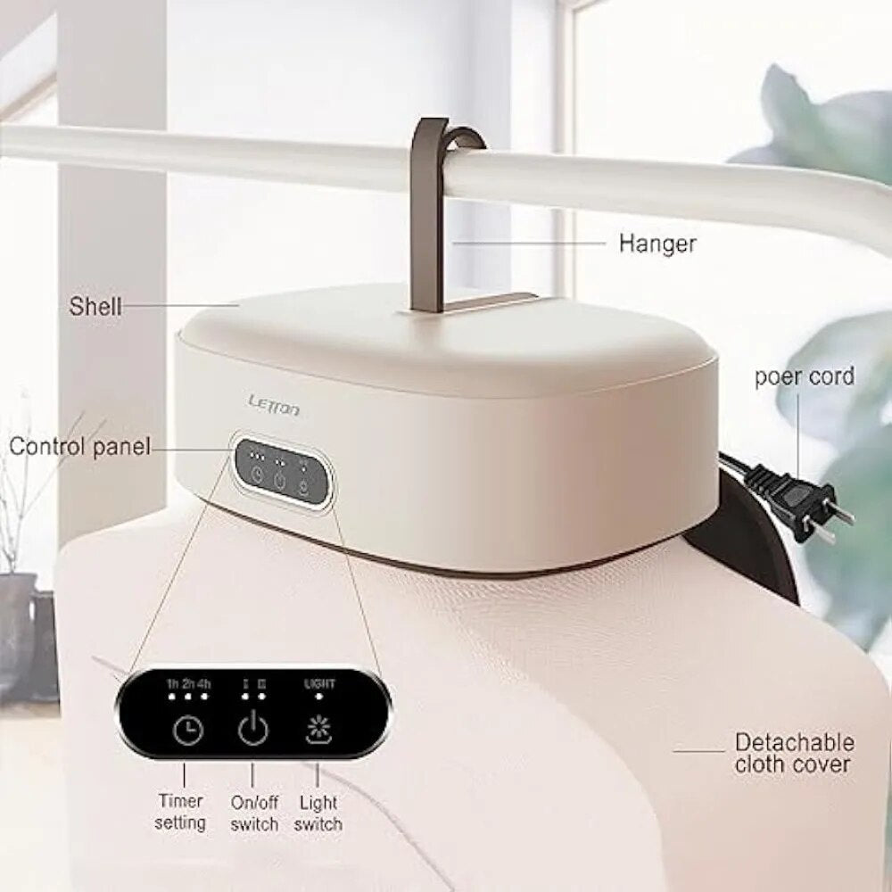 Portable Compact Foldable Electric Laundry Clothes Dryer Machine with Dr