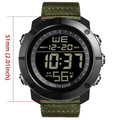 NORTH EDGE Mens Digital Watches Army Military World Time Alarm Sport Stopwatch  image 4