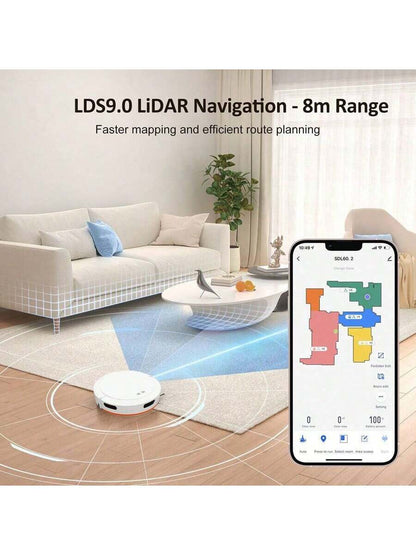 Smart, Wireless, And Efficient Multifunctional Vacuum Cleaner Robot With Powerf image 3