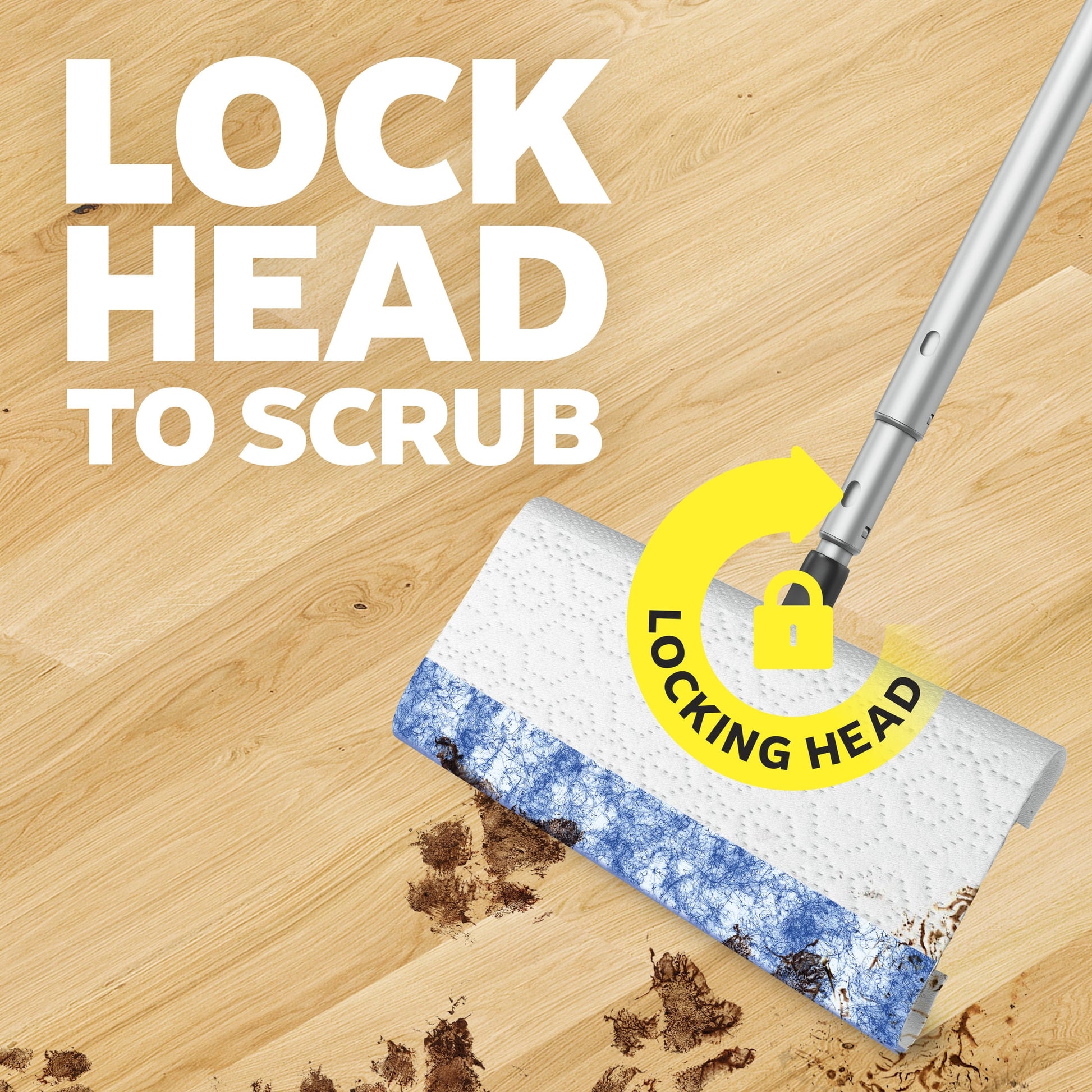 Heavy Duty Mop Wet Multi-Surface Cloth Refills for Floor Mopping and Cleaning,  image 3