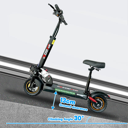 7 Days Delivery 800W Powerful Electric Kick Scooter Anti-skid Off Road Tire 45K image 2