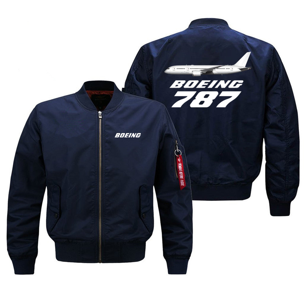 The Boeing 787 Autumn Winter Windproof Flight Aviation Pilots Men Ma1 Ja