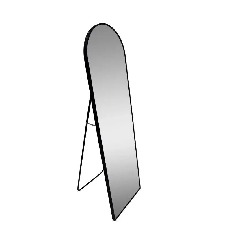 Better Homes & Garden 17"x 58" Modern Arch Aluminum Floor Easel Mirror, Black image 3