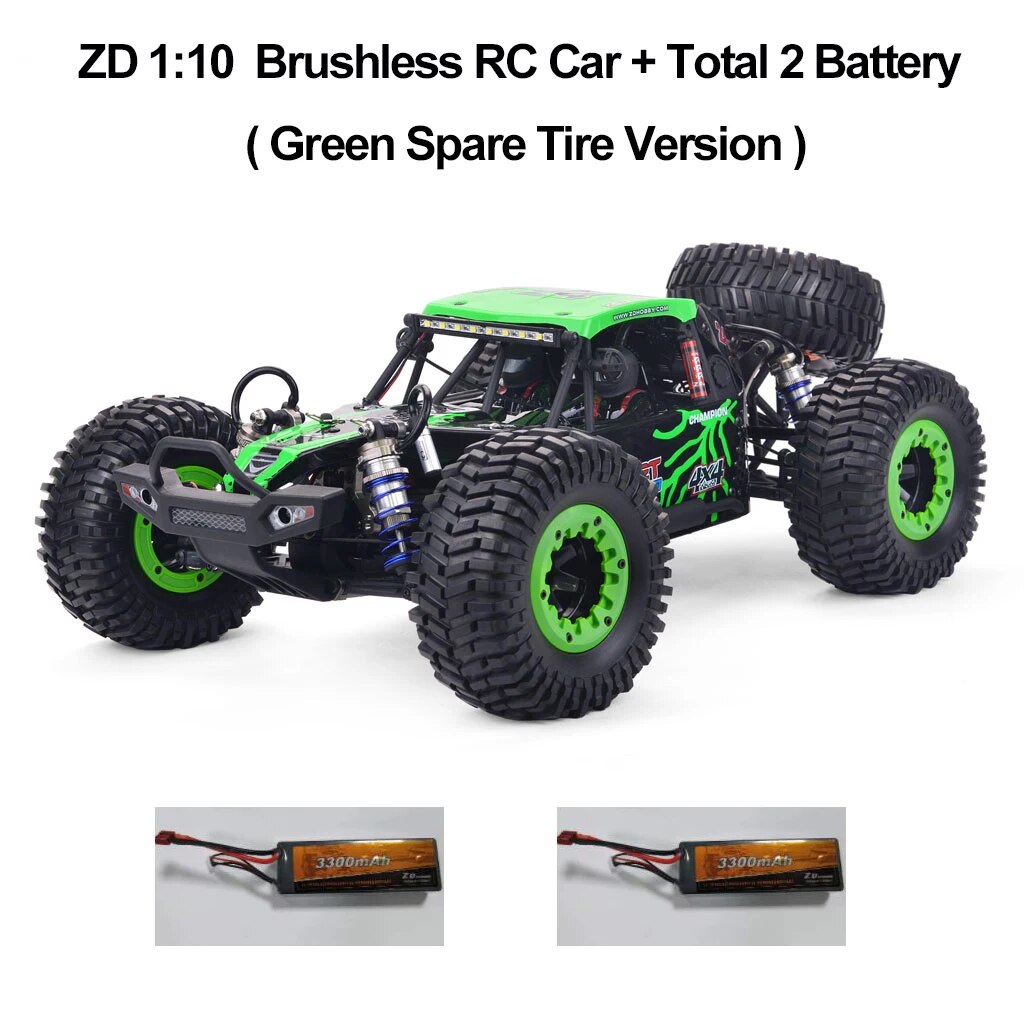 80km/h ZD Racing DBX 10 1/10 4WD RC Car 2.4G Remote Control Car Brushless Motor image 4