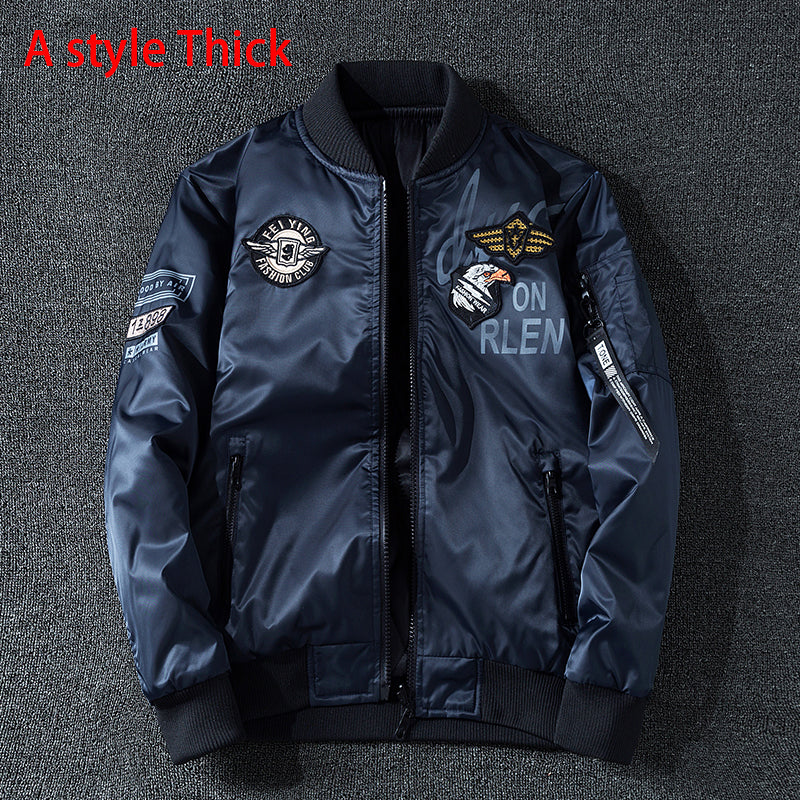 Motorcycle jacket Army Air Force Fly Pilot Jacket Military Airborne Flight Tact image 4