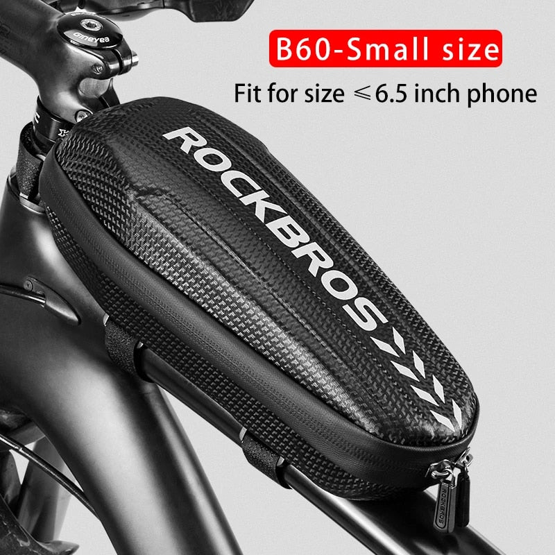 ROCKBROS Bicycle Bag Waterproof Cycling Top Front Tube Frame Bag Large Capacity image 4