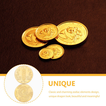 Three-dimensional Relief Year Of Dragon Coin Iron Figures Collectibles Home Dec image 4