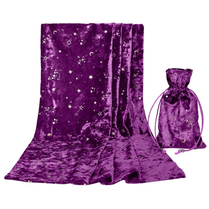 The Velvet Divination Tablecloth with Bag Nordic Metaphysical Altar Cloth Cards image 3