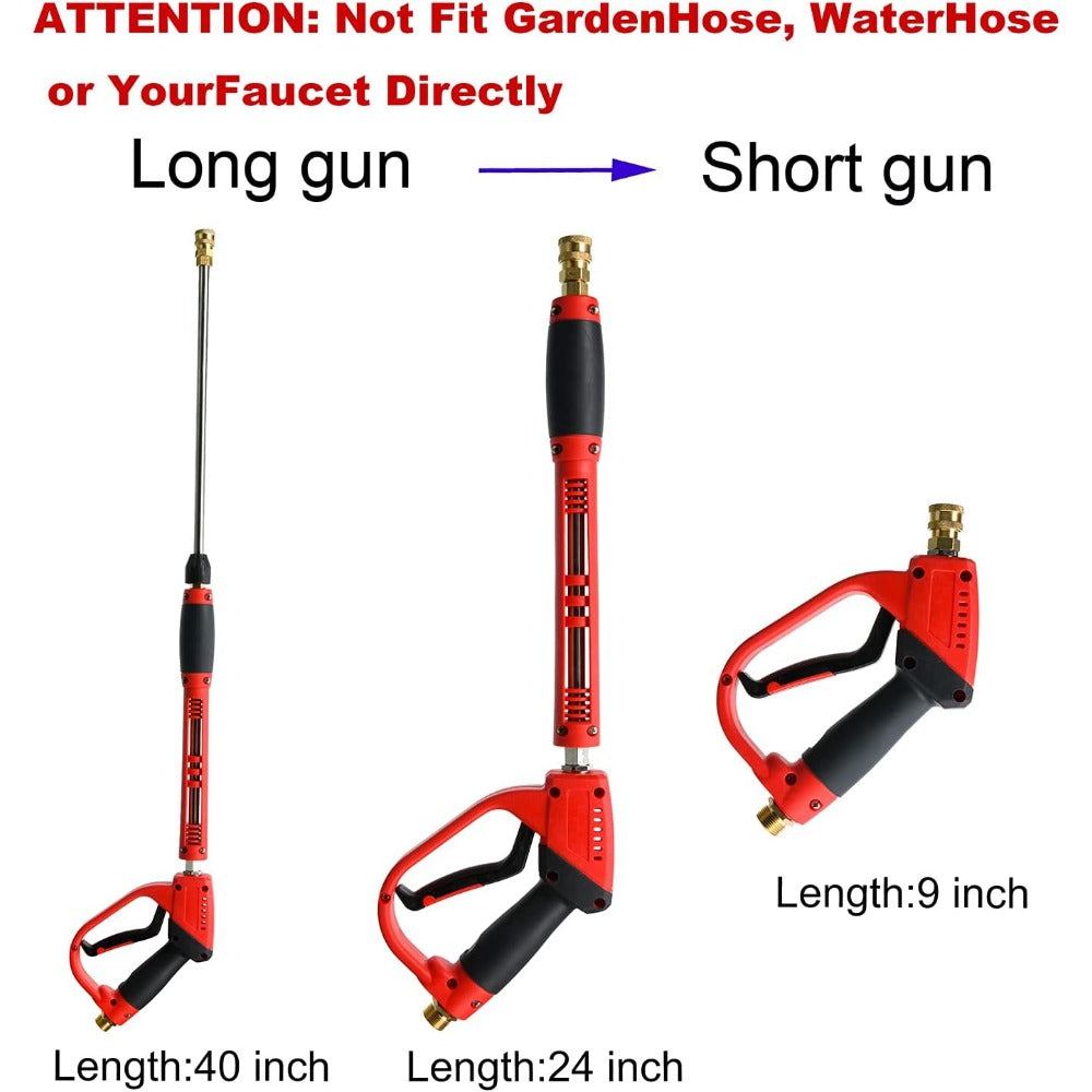 Tool Daily Deluxe Pressure Washer Gun, with Replacement Wand Extension, 5 Nozzl image 2