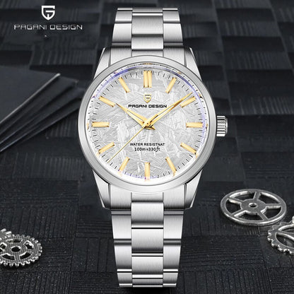 PAGANI DESIGN 40MM Men Quartz Watches TMI VH31 Luxury Business Top Sapphire 316 image 0