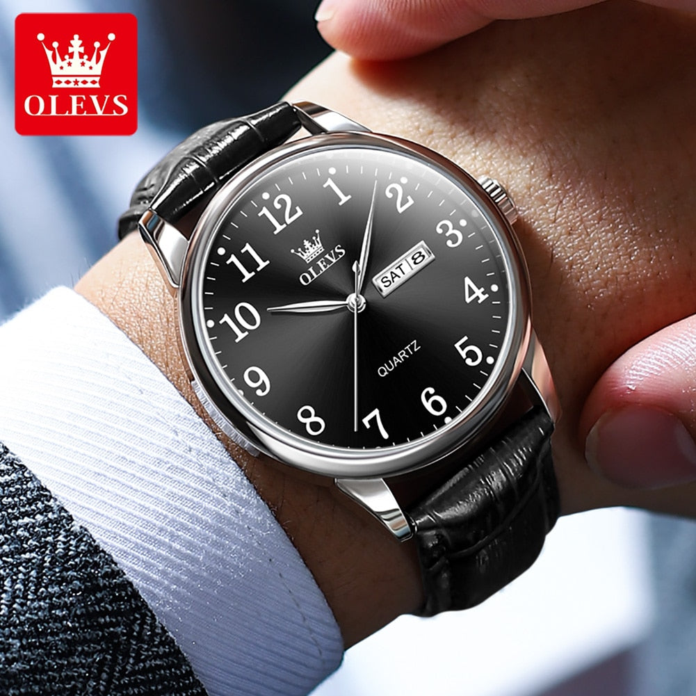OLEVS New Fashion Watch For Men Top Brand Luxury Sport Waterproof Simple Ultra- image 9