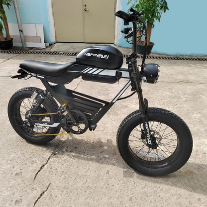 HAPPYRUN G100 Fat Tire Electric Bikes 2000W Peak Motor 18Ah+20Ah Dual Batteries image 3