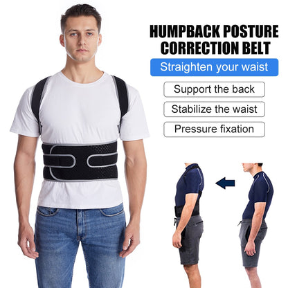 TopRunn Adjustable Posture Corrector Back Support Shoulder Back Brace Posture C image 3