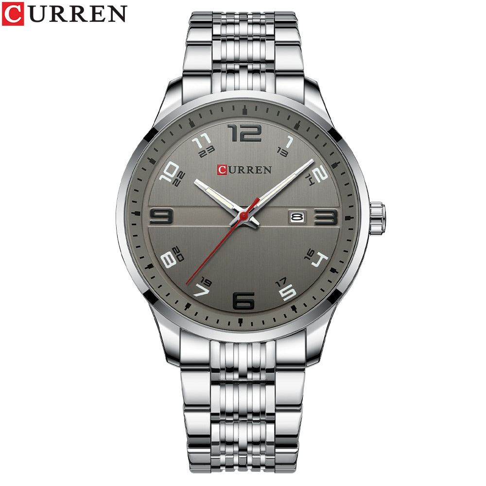 CURREN Business Men Luxury Watches Stainless Steel Quartz Wrsitwatches Male Aut image 4