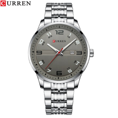 CURREN Business Men Luxury Watches Stainless Steel Quartz Wrsitwatches Male Aut image 4