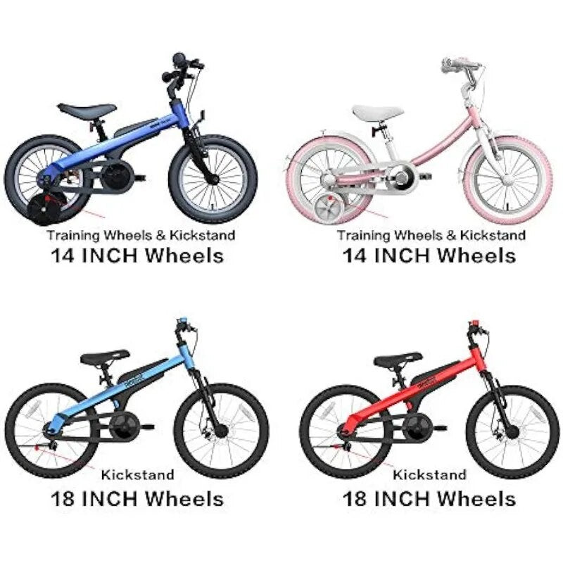 Ninebot 18" Kids Bike Ages 5-10, w/Aerospace Aluminum Frame, Enclosed Chain, Sh image 3