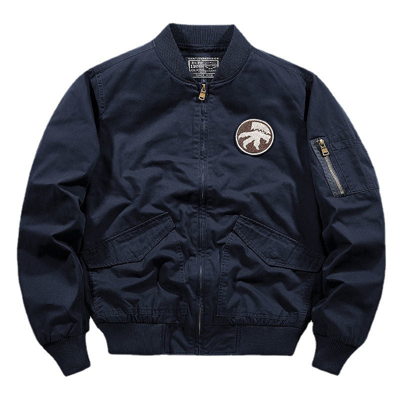 Military Bomber Jackets Men Spring Autumn Casual Multi-pocket Pilot Windbreaker image 5