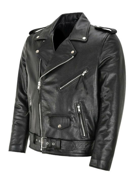 2024 Men's Fashion Leather Jacket Slim Fit Stand Collar PU Jacket Male Anti-wind